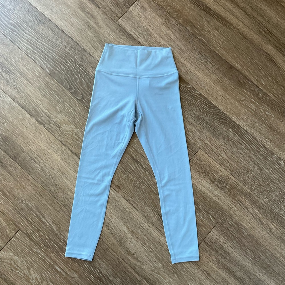 Athleta Light Blue High-Waist 7/8 Leggings